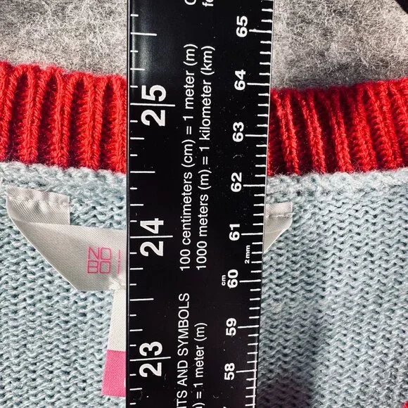 Bad Cat Womens Size M Ugly Christmas Sweater Grumpy Cat Sequin Holiday Knit - Picture 3 of 8